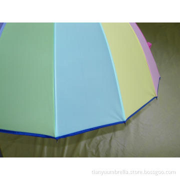 Custom Printed LOGO Long Handle Straight Umbrella